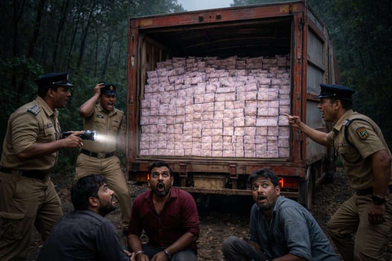 400 crore rupees in a truck