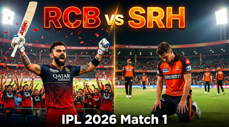 RCB vs SRH IPL 2026: Chinnaswamy ಅಲ್ಲಿ RCB ಗೆದ್ದಿತು – Kohli ಮತ್ತೊಮ್ಮೆ ಕಿಂಗ್!