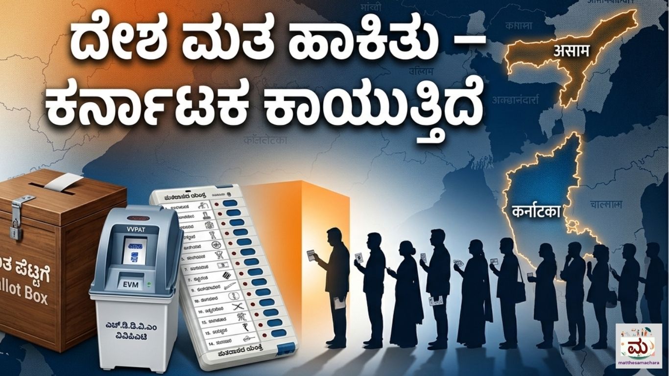 Elections 2026: ಕೇರಳ, ಅಸ್ಸಾಂ, ಪುದುಚೇರಿ ಮತ್ತು ಕರ್ನಾಟಕದ ಉಪಚುನಾವಣೆ — ದೇಶ ತನ್ನ ದಿಕ್ಕು ಆಯ್ಕೆ ಮಾಡಿಕೊಳ್ಳುತ್ತಿದೆ